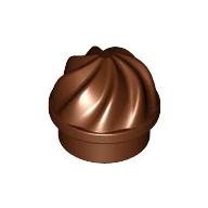Lego 1x1 Koni Tuğla - Kırmızı-Kahverengi