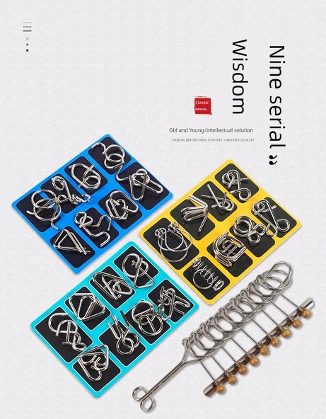 Zeka Oyuncak Seti - Paket A+B - 2 Set 16 Parça - 10