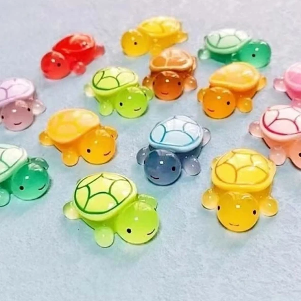 Işıklı Kaplumbağa Kör Kutu - 5cm Büyük - 5 Adet