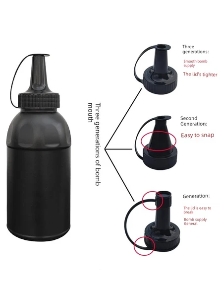 7-8mm Su Bombası Hızlı Doldurma Aparatı - 600ml Beyaz Kompresyon Şişe - 8
