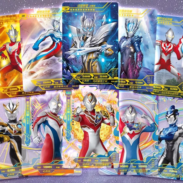 Ultraman Kart Oyunu Yıldız Versiyonu - [Bomba 6] Yıldız Seri 3 Paket 48 Kart - 3