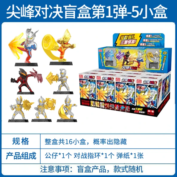 Ultraman Rush Duel Sürpriz Kutusu Rastgele Figür - Keskin Ön Hesaplaşma [Rastgele 5]