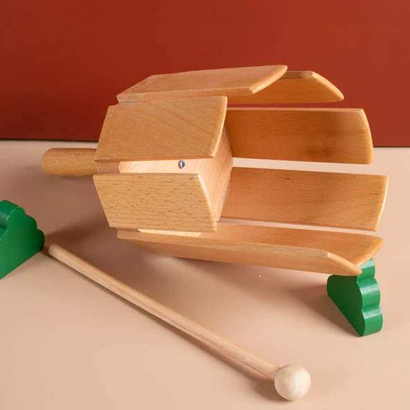 Orff Perküsyon Çok Sesli Tüp - Orta Boy Silindir (10*26cm)