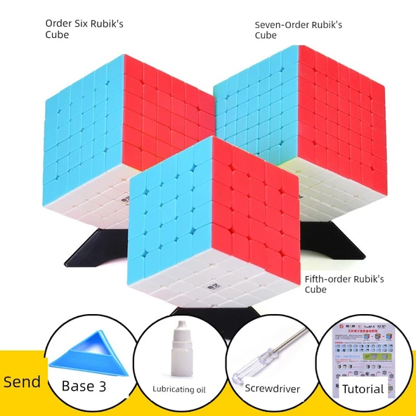 Qiyi Qifan 5, 6 ve 7. Sıra Rubik Küp Seti