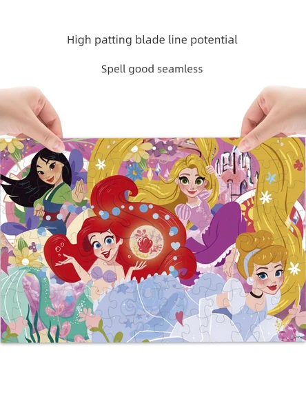 Disney Prenses Deniz Kızı 100 Parça Puzzle - Beyaz Kart - 4