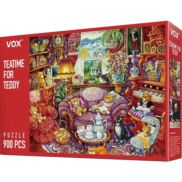 900 Parça Puzzle - Ayıcığın Beş Çayı