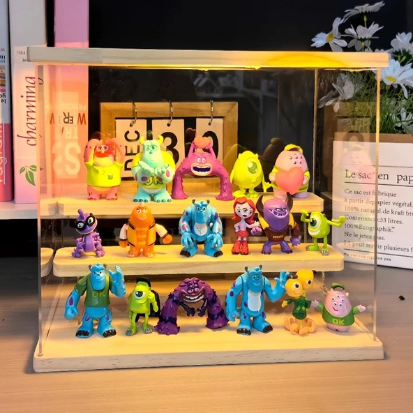 Monster Üniversitesi Oyuncak Bebek - Monster Üniversitesi 5 + Monster Üniversitesi 12 - Yüksek Kalite Bebek