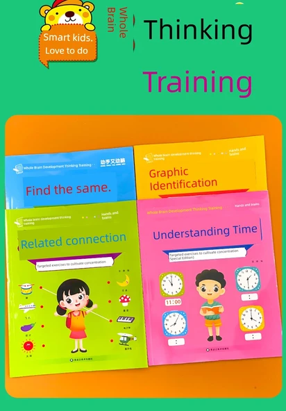 Çocuklar İçin Saat Öğrenme Oyunu - Zamanı Tanıma Tek Kitap - 10