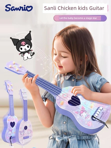 Çocuk Ukulele Çilek Ayı Raket - Orta Boy - 2
