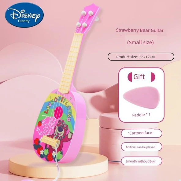 Çocuk Ukulele Çilek Ayı Raket - Küçük Boy