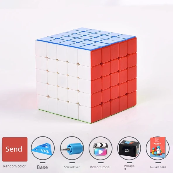 3x3 Rubik Küpü - Renkli - Manyetik Güçlendirilmiş Beşinci Seviye