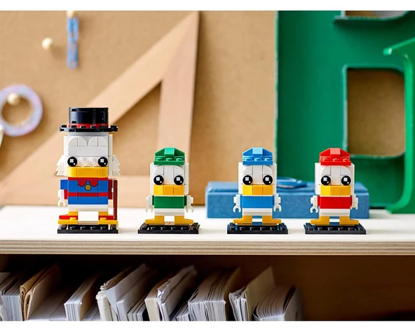 LEGO 40477 Ordu Yeşili Kare Kafa Heykeli Yapım Seti - 3