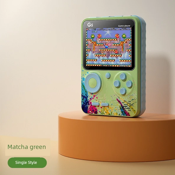 Taşınabilir El Oyun Konsolu - G5 Yeni Model - Matcha Yeşili