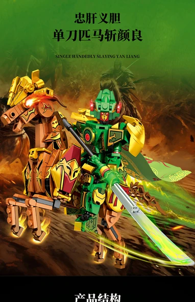 Beyaz Kaplan Zhao Yun Mecha Yapı Seti - 2186 Parça - 11