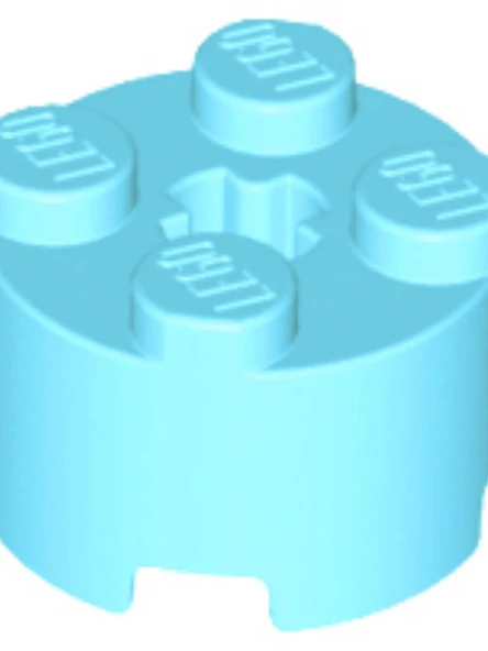 Açık Yeşil 2x2 Silindir Lego Parçası 6143