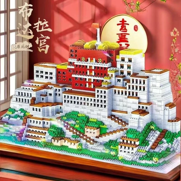 Potala Sarayı 46888 Parça Yapı Taşları [Renkli Kutu]
