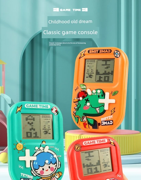 Tetris El Konsolu - Büyük Kırmızı - Şarjsız - 7