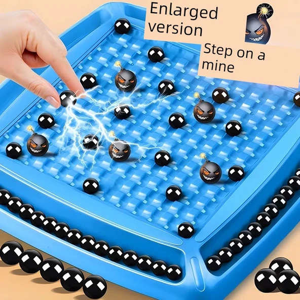 Manyetik Puzzle Oyuncak Satranç Tahtası - Üstün Yıldırım Tahtası (40 Parça) - 2