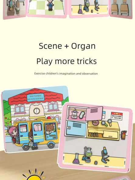 Yeni Eva Kedi Evlat Ediniyor Keçeli Yapıştırma Kitabı - Sınırsız Çubuk - Resim 10