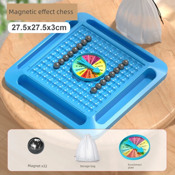 Manyetik Puzzle Oyuncak Satranç Tahtası - Amiral Yıldırım Tahtası (32 Parça)