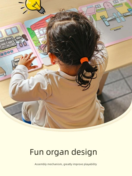 Yeni Eva Kedi Evlat Ediniyor Keçeli Yapıştırma Kitabı - Sınırsız Çubuk - Resim 11