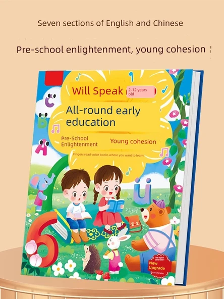 Şarj Edilebilir Çok Yönlü Erken Eğitim Sesli Kitap - Resim 5