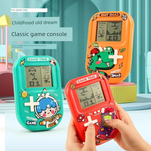 Tetris El Konsolu - Büyük Turuncu - Şarjsız - 2