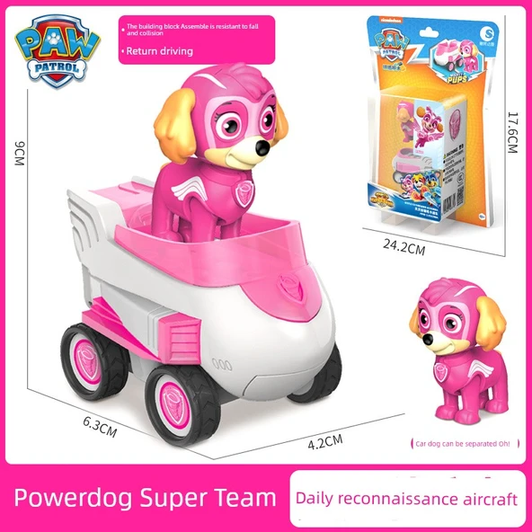 Paw Patrol Süper Güç Köpek Oyuncak Araba - Günlük İzci