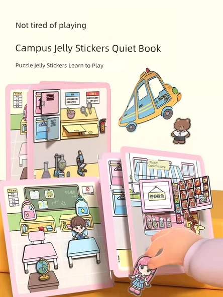 Yeni Eva Kedi Evlat Ediniyor Keçeli Yapıştırma Kitabı - Sınırsız Çubuk - Resim 2