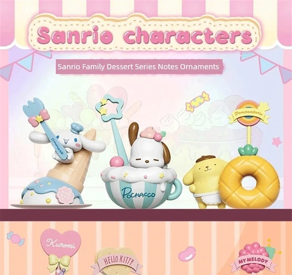 Sanrio Hellokitty Tatlı Notları Serisi Kör Kutu - Kitty Kedi - 7