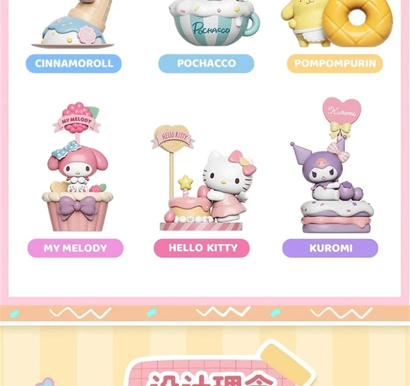 Sanrio Hellokitty Tatlı Notları Serisi Kör Kutu - Melody - 9