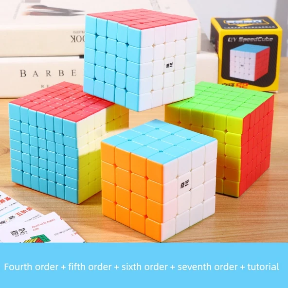 Rubik Küp Seti - 4., 5., 6., 7. Seviye + Eğitim