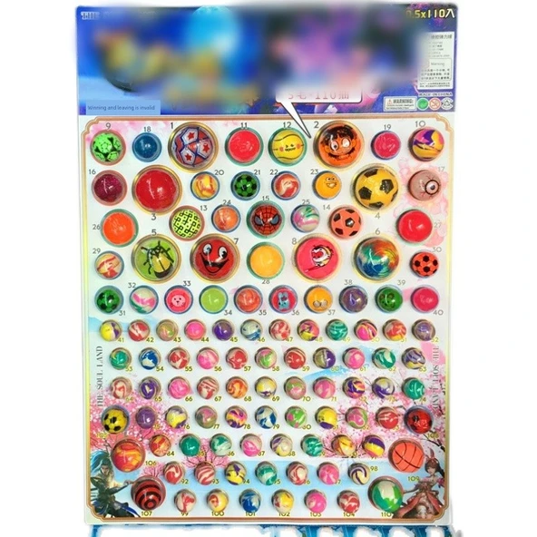 Dragon Ball Işıklı Zıp Zıp Top Seti - 110 Toplu - Büyük Boy - Işıklı Toplu - 6