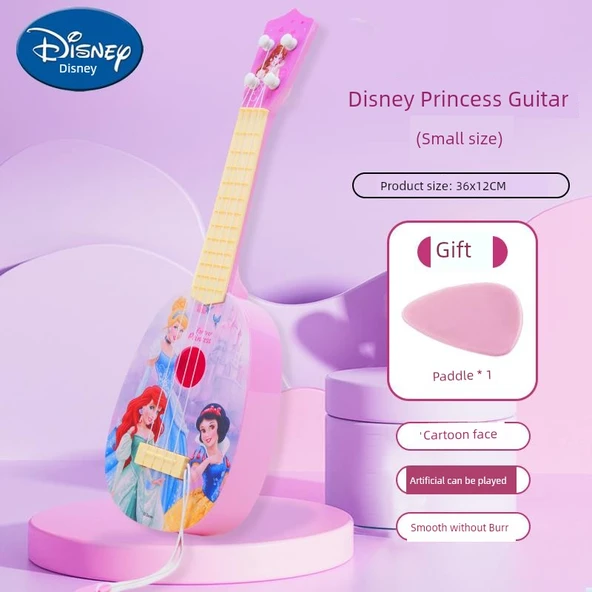 Çocuk Ukulele - Küçük Boy Disney Prenses Desenli