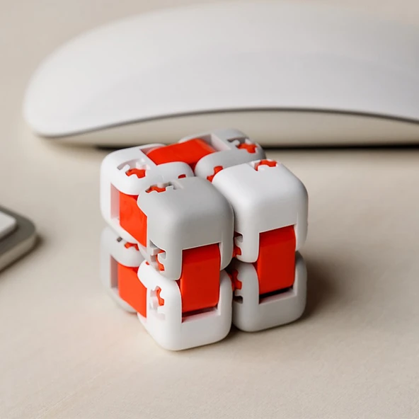 Rubik Küpü Parmak Ucu Yapı Blokları Seti - Klasik Model