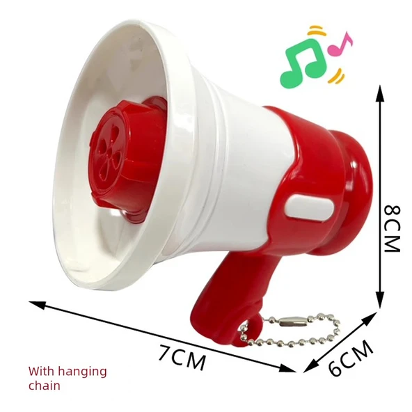 Mini El Tipi Hoparlör Anahtarlık Oyuncak - Kırmızı ve Mavi 2'li Paket - 11