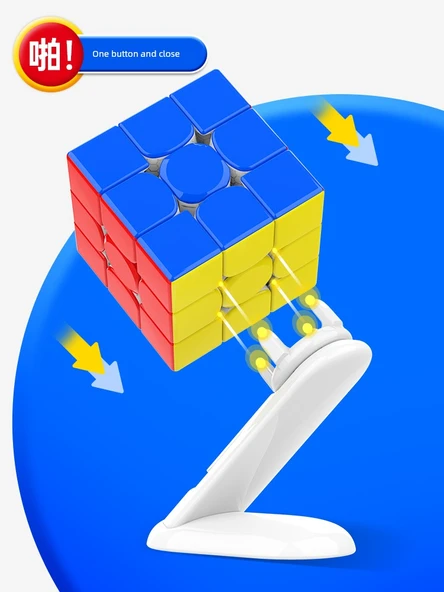 Rubik Küp Döner Standı - Akıllı Üçüncü Seviye - 3