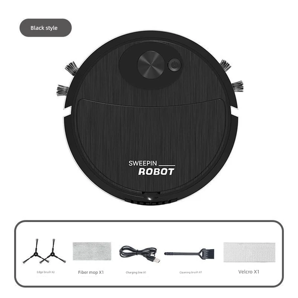 Çocuk Oyuncak Süpürme Robotu 8088 - Siyah - P10S Su Versiyonu