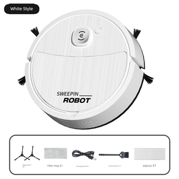 Çocuk Oyuncak Süpürme Robotu 8288 - Beyaz - P10S Su Versiyonu