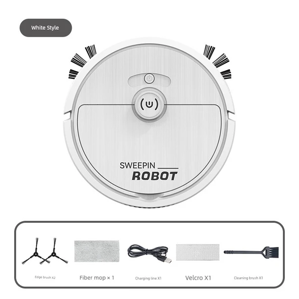 Çocuk Oyuncak Süpürme Robotu 8388 - Beyaz - P10S Su Versiyonu