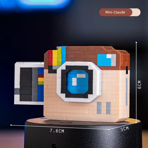 Polaroid Kamera Model Yapı Taşları - Mini - 460 Parça