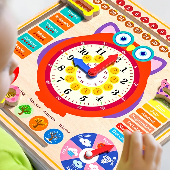Montessori 7'si 1 Arada Hava Durumu Takvimi