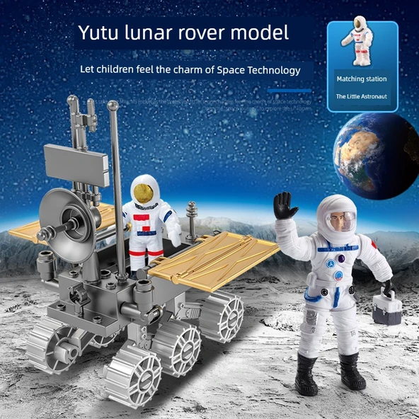 Uzay Mekiği Roket Uzay İstasyonu Oyuncak Model - Jade Rabbit Rover