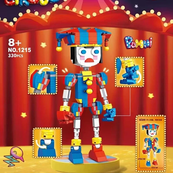 Sihirli Dijital Sirk Yapı Taşları - [Büyük Boy 25cm] Pamni - 1