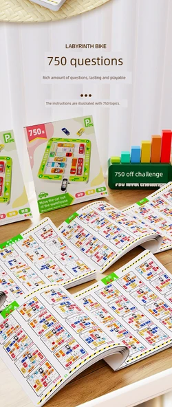 Garaj Araba Klotski Kaydırmalı Puzzle - Geliştirilmiş 15 Araba + 360 Soru - 11