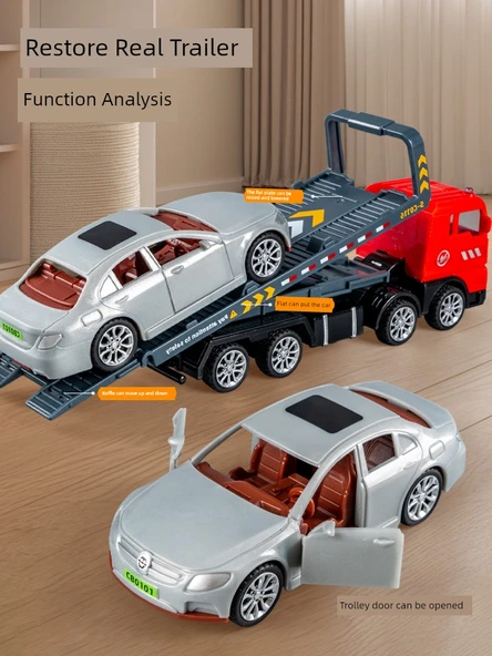 Polis Kurtarma Çekici BT0209, Forklift BT0215 ve 5 Oyuncak Bebek - 5