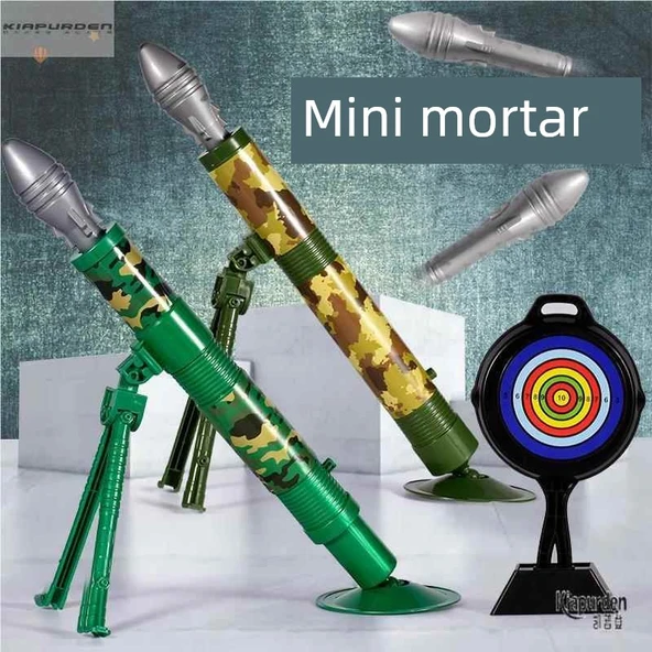 Havan Topu Oyuncak - 6 Mermi - Yumuşak Mermi Tabancası - Hedef - 4