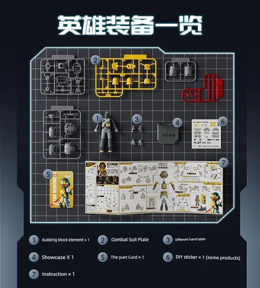Hero Infinite Bruco Yang Jian ve Xiao Tian Köpek Yapım Seti - 7