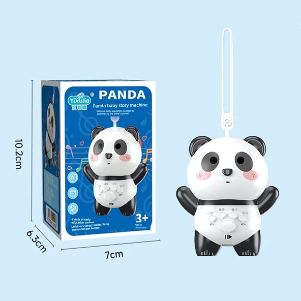 Çocuklar için Hikaye Makinesi - Panda Şarjlı Model