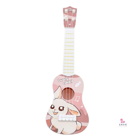 Çocuk Ukulele Oyuncak - Sevimli Tavşan